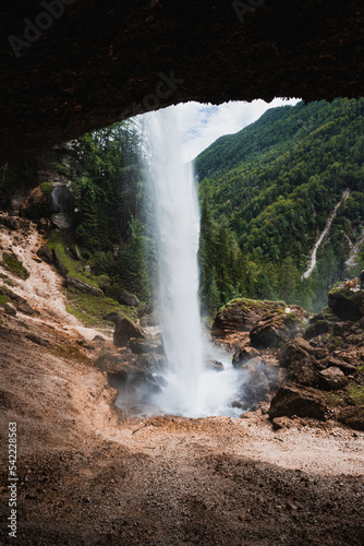 Pericnik waterfall in Slovenia