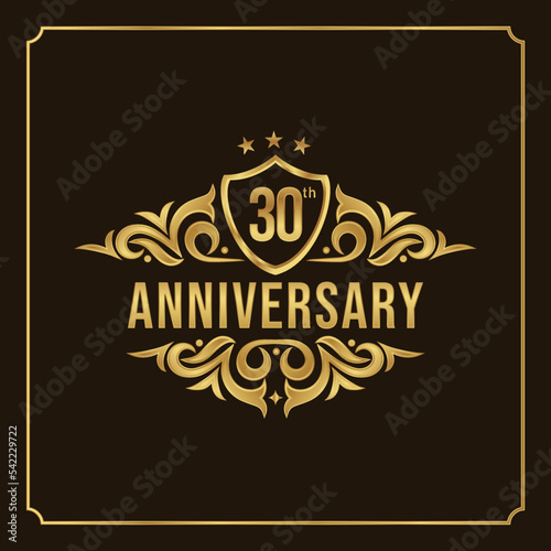 Collection of isolated anniversary logo numbers 1 to 1 million with ribbon vector illustration | Happy anniversary 30th