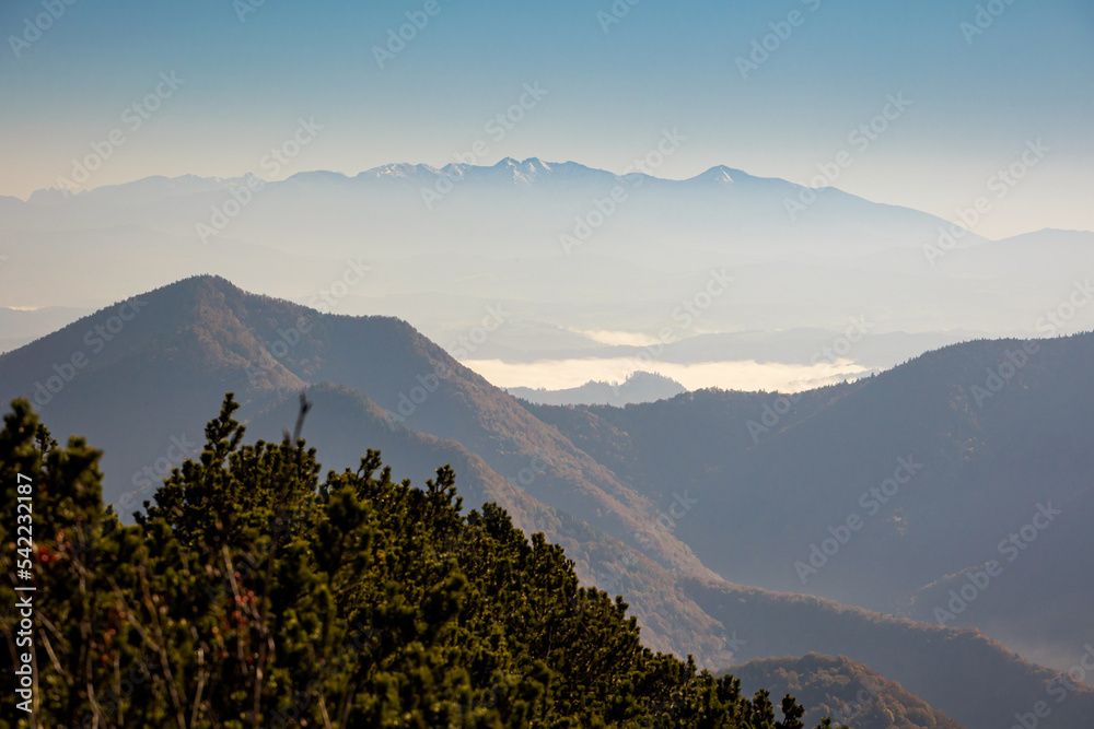 Fototapeta premium Mala Fatra Rozsutec mountains landscape