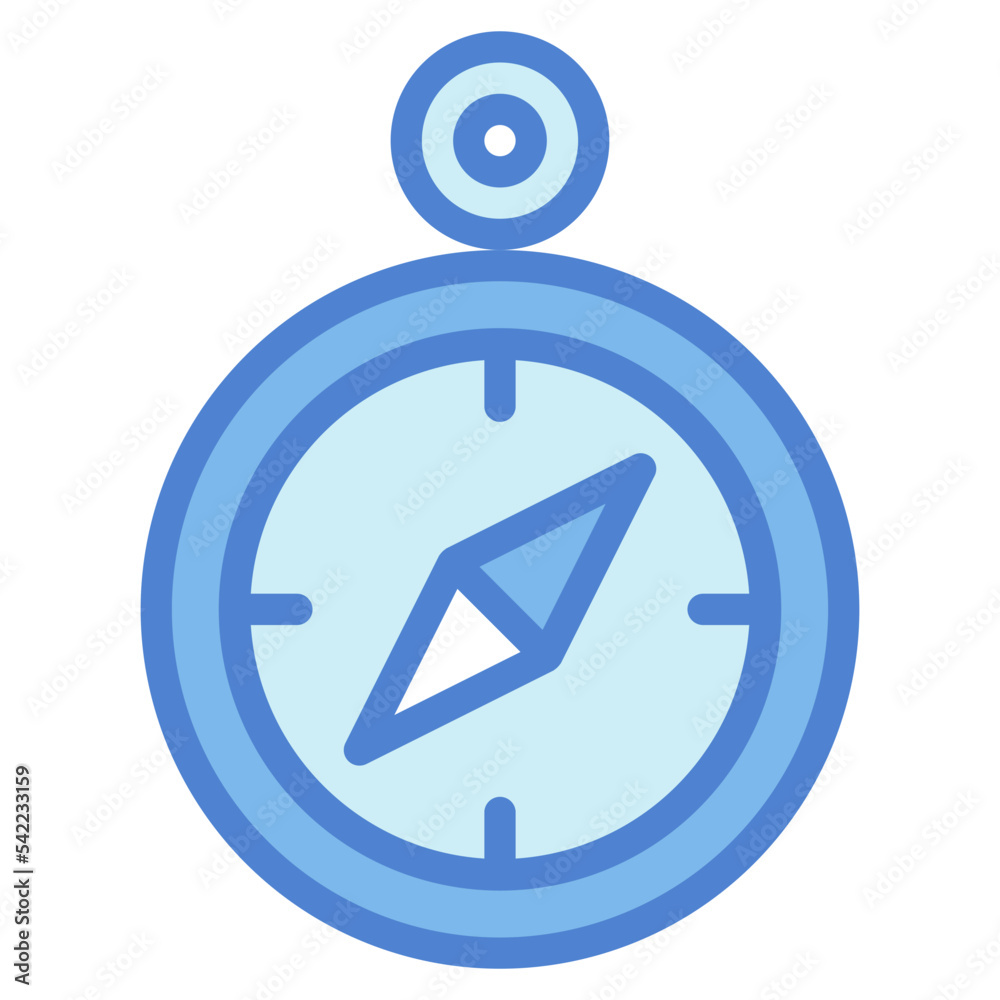 compass two tone icon style compass two tone icon style