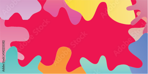 paint splash design multicolours