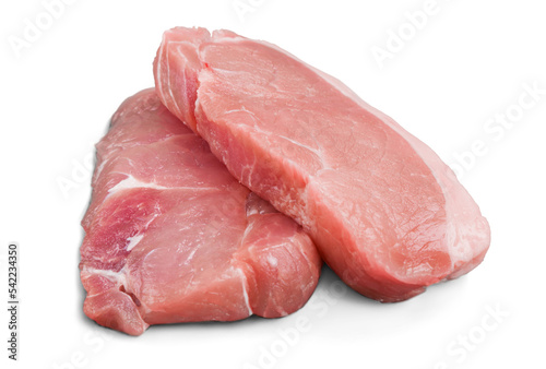 Pork Loin Chops Isolated