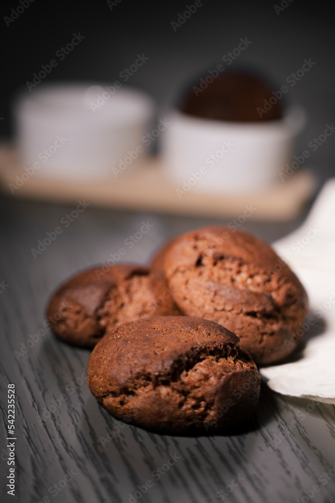 biscoatti al cioccolato, biscotti di natale, biscotti per menù ristorante