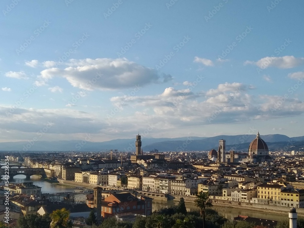 Fototapeta premium Widok na Florencję z Piazza Michelangelo