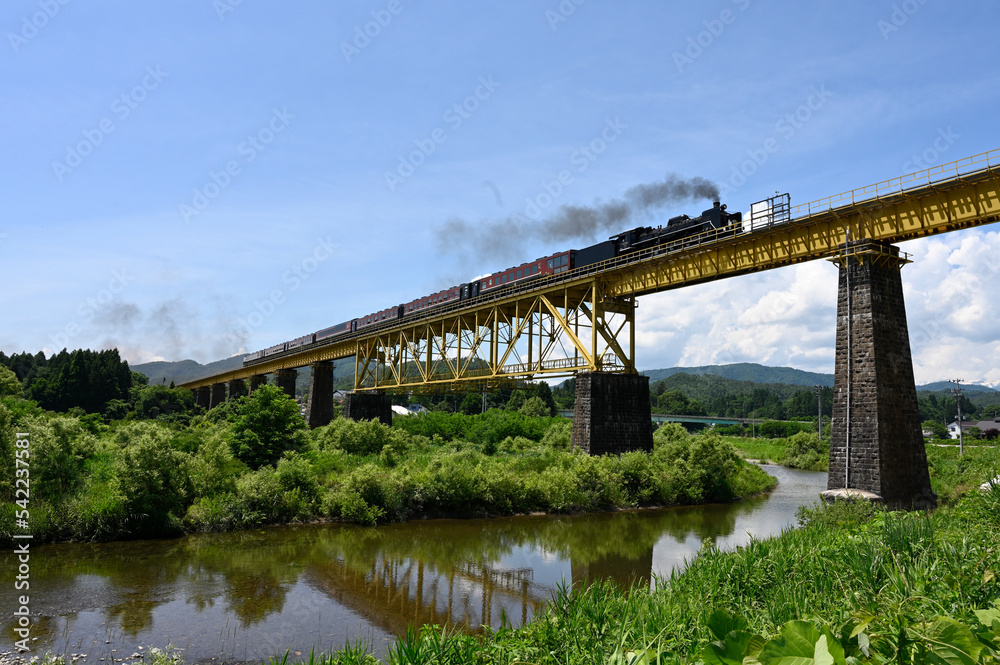 Obraz premium SLばんえつ物語