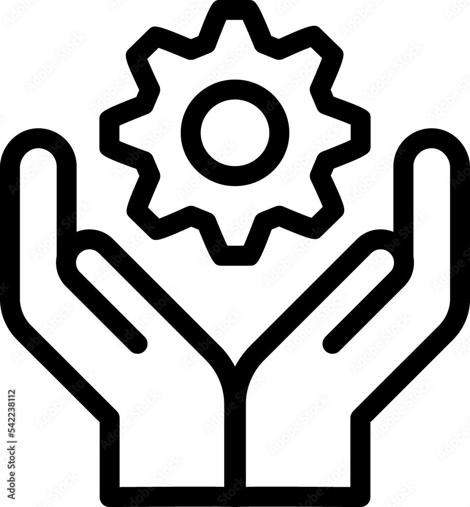 Service, Repair line icon