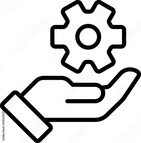 Service, Repair line icon