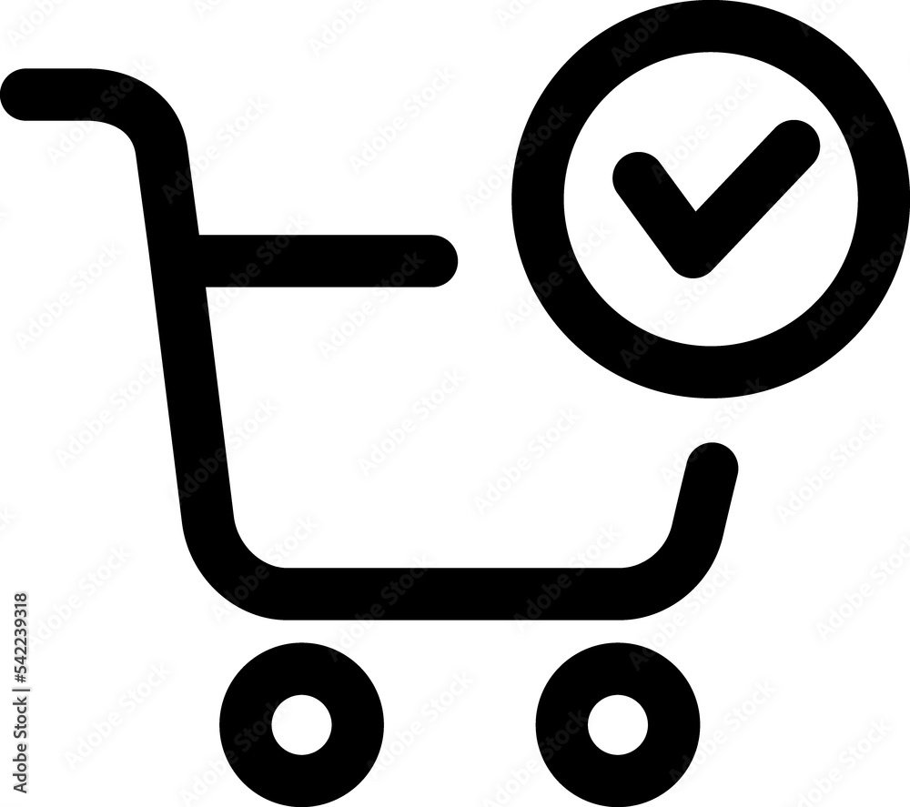 Internet shopping, e-commerce, market linear symbol Internet shopping, e-commerce, market linear symbol