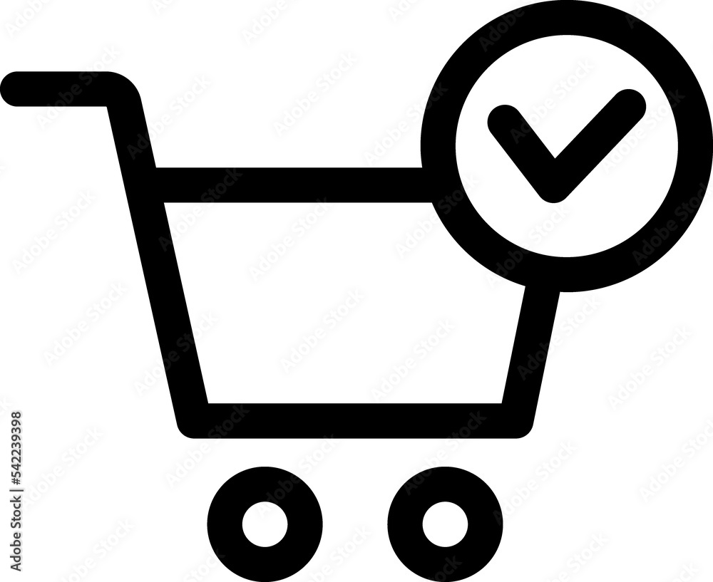 Internet shopping, e-commerce, market linear symbol Internet shopping, e-commerce, market linear symbol