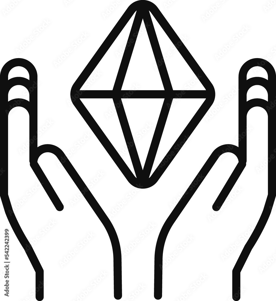 Gem, diamond, jewelry line icon Gem, diamond, jewelry line icon