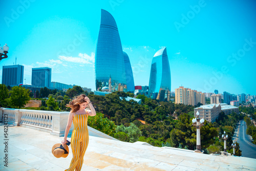 Woman in Baku photo