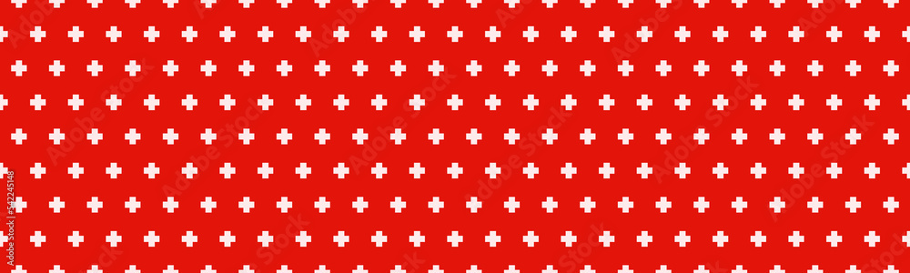 Seamless hospital background with plus symbols Seamless hospital background with plus symbols