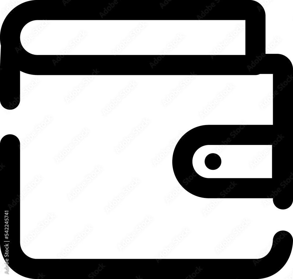 Wallet line icon Wallet line icon