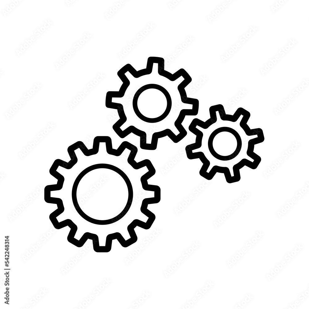 gear icon design vector template