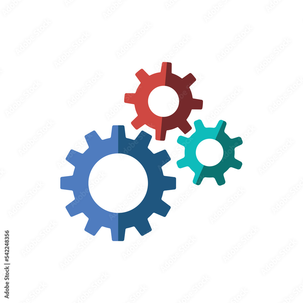 gear icon design vector template gear icon design vector template