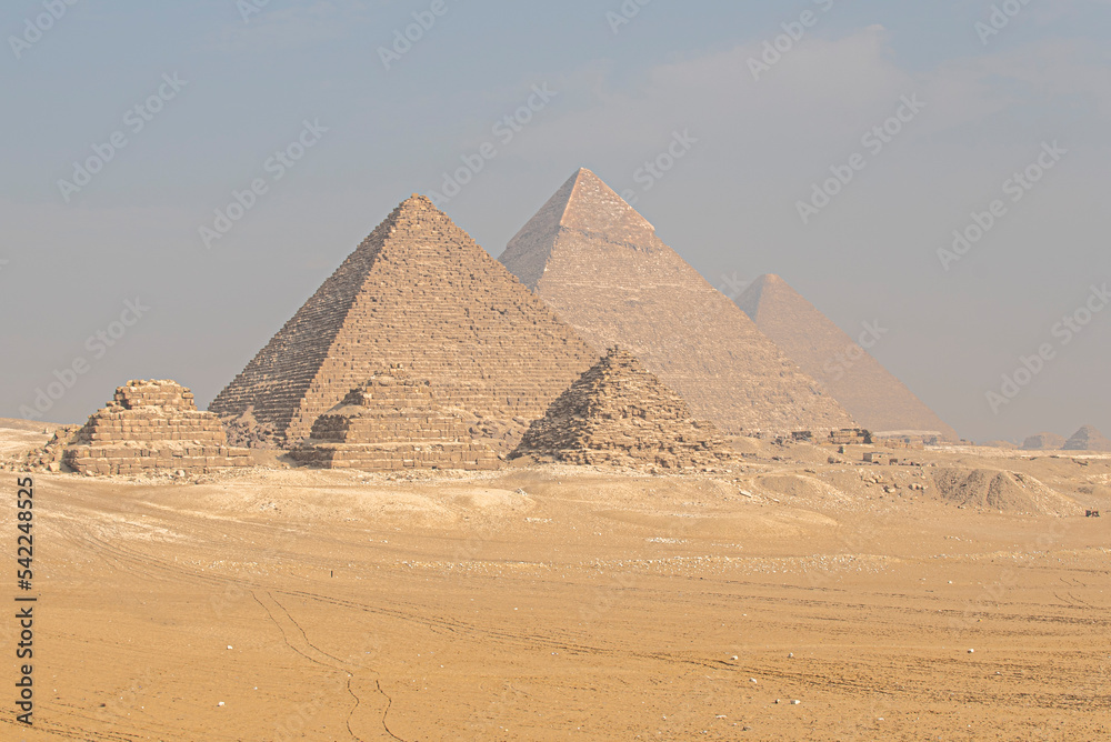 Great Pyramids of Giza Plato in Egypt
