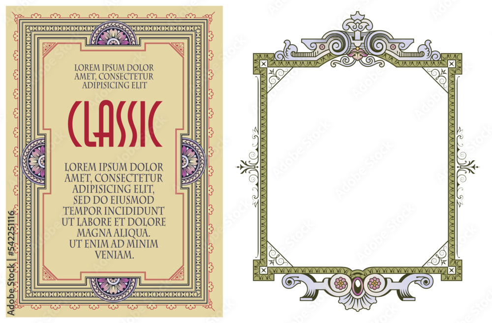 Template flyer, invitations or greeting cards Template flyer, invitations or greeting cards