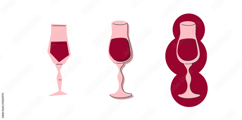 Liquor shot glass on white background. Cartoon sketch graphic design. Doodle style. Colored hand drawn image. Party drink concept for restaurant, cafe, party. Freehand drawing style Liquor shot glass on white background. Cartoon sketch graphic design. Doodle style. Colored hand drawn image. Party drink concept for restaurant, cafe, party. Freehand drawing style