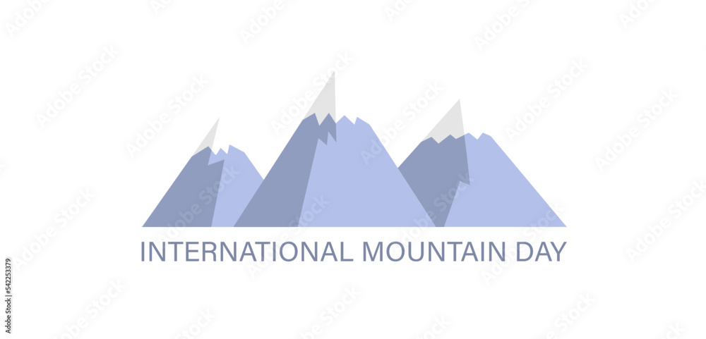 International Mountain Day. Winter nature