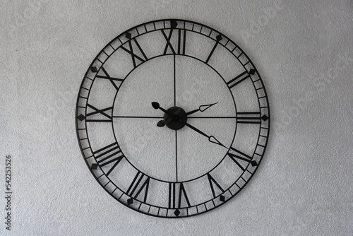 Large clock in a house in France.