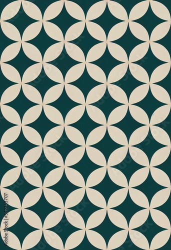 Decorative geometric repeating pattern inspired by AlQatt AlAsiri traditional paintings. Saudi pattern texture. 2d illustrated Illustration. beautiful photo