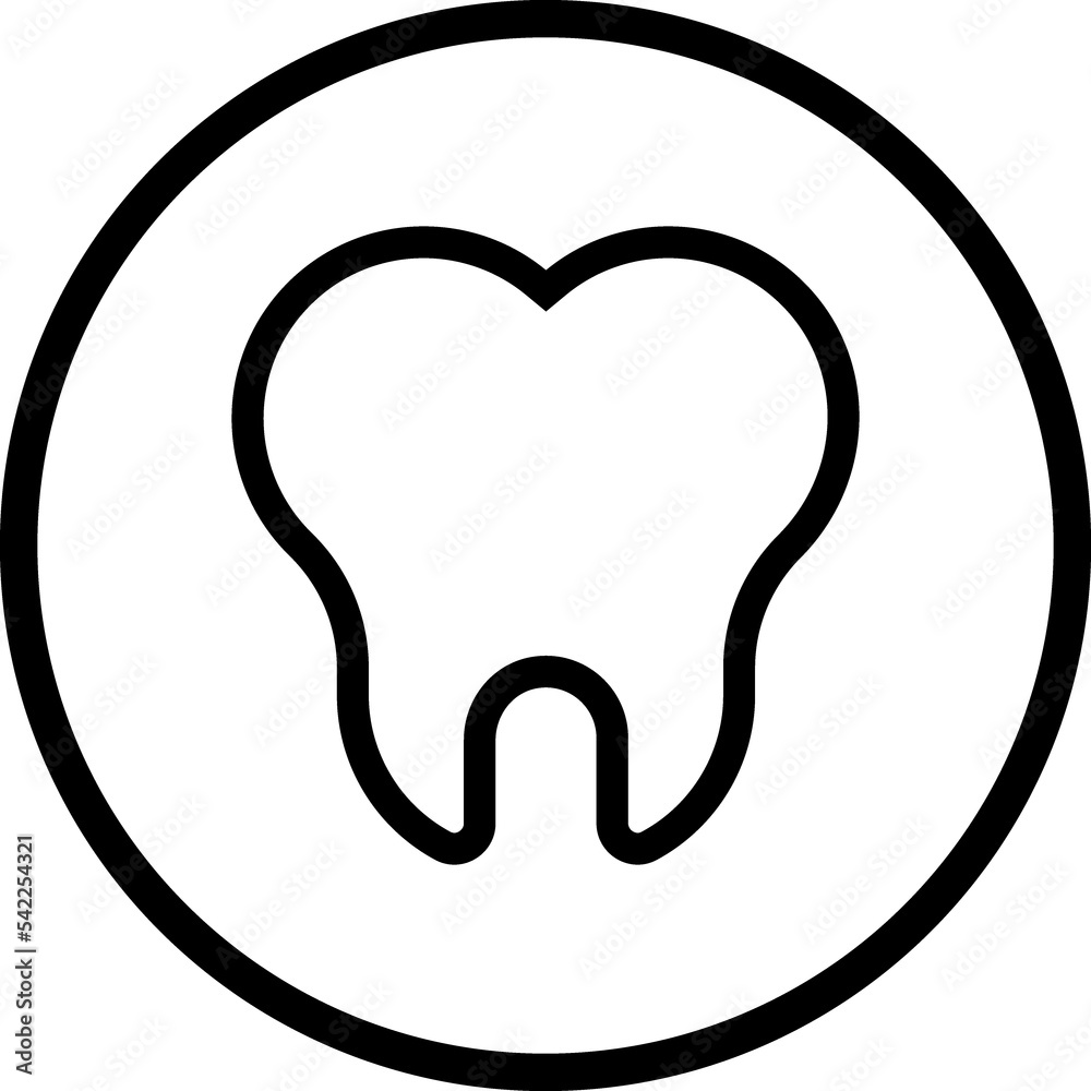 Tooth icon dental clinic Tooth icon dental clinic
