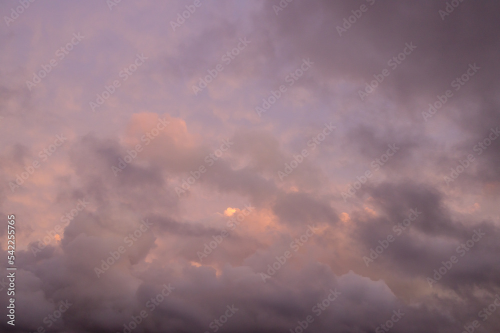 Fototapeta premium Evening sky for sky replacement