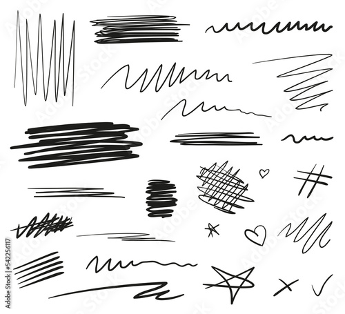 Wallpaper Mural Backgrounds with array of lines. Stroke chaotic backdrops. Hand drawn patterns. Black and white illustration. Elements for posters and flyers Torontodigital.ca