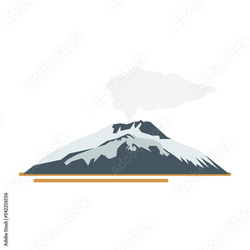Mount Etna Volcano.