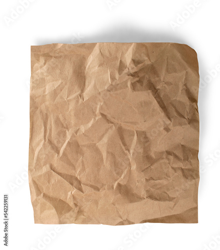 Crumpled Brown Paper