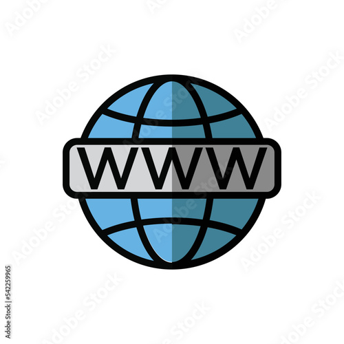 internet icon design vector template