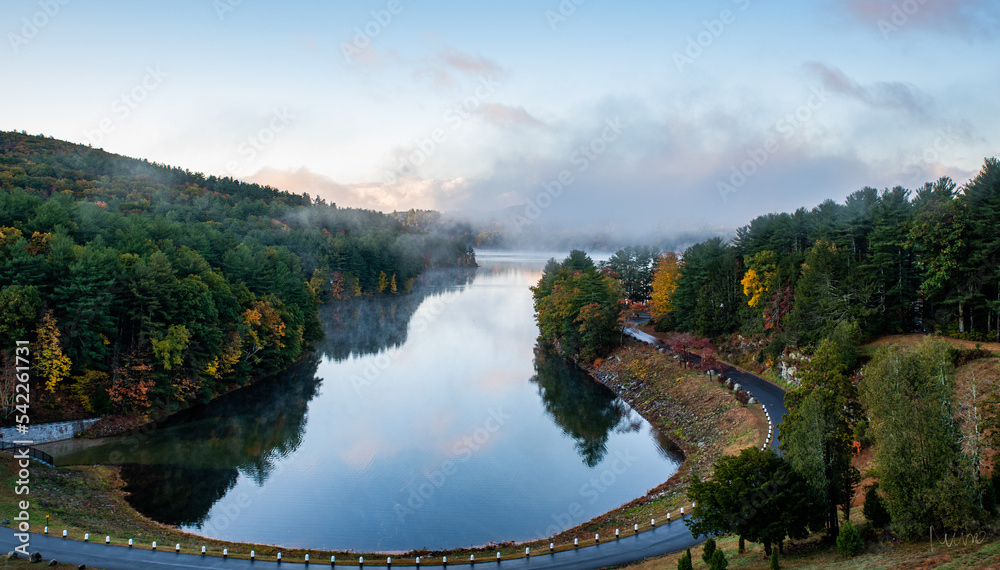 View of the lake