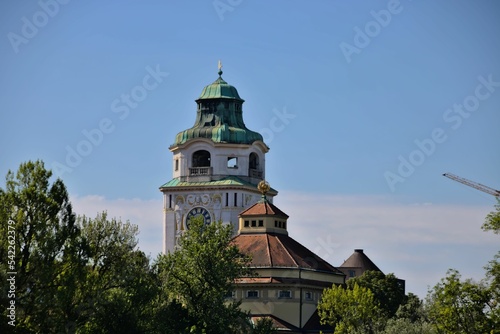 Closeup of Mullersches Volksbad on a sunny day photo
