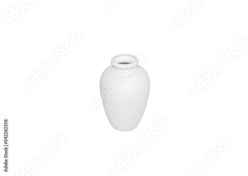 mockup of white blank vase