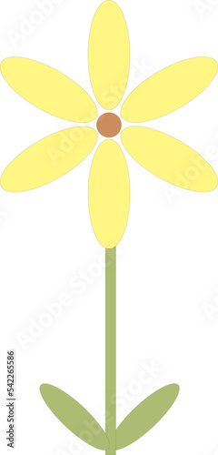 Simple drawing of a flower