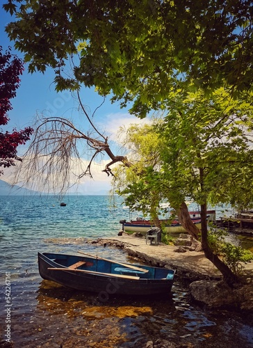boat on the river
