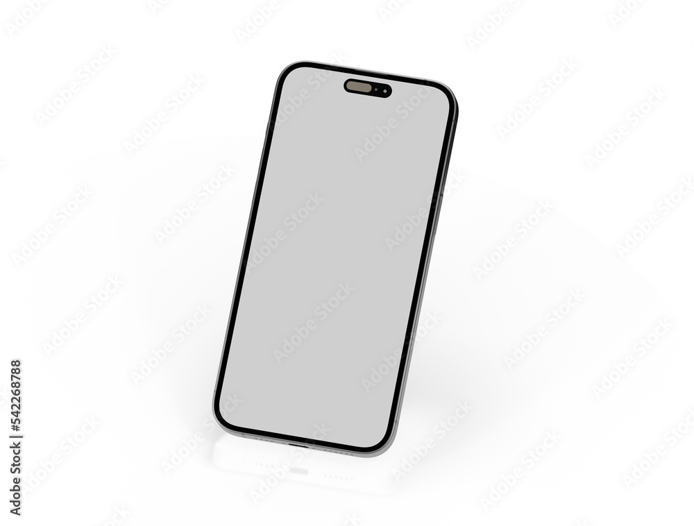 Smartphone frame less blank screen. Mockup generic device. Smartphone frame less blank screen. Mockup generic device.