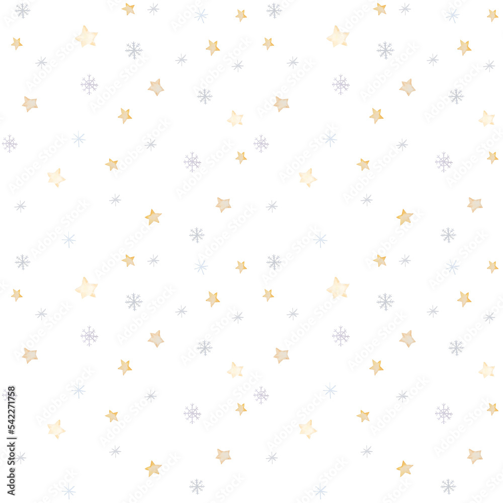 Winter pattern watercolor seamless Winter pattern watercolor seamless