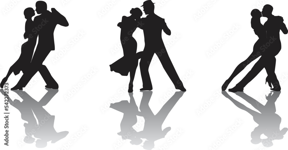 vector silhouette of a couple dancing ballroom dance vector silhouette of a couple dancing ballroom dance