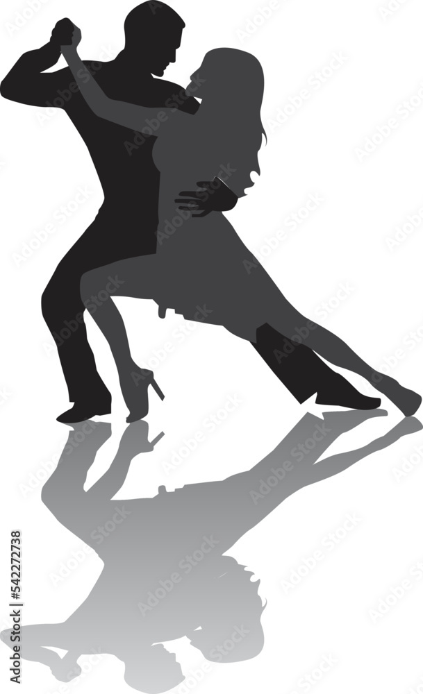 vector silhouette of a couple dancing ballroom dance vector silhouette of a couple dancing ballroom dance