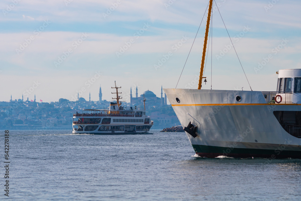 Istanbul's famous ferries from kadikoy district. Istanbul's famous ferries from kadikoy district.