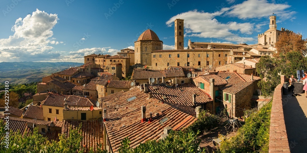 view of the town of volterra
