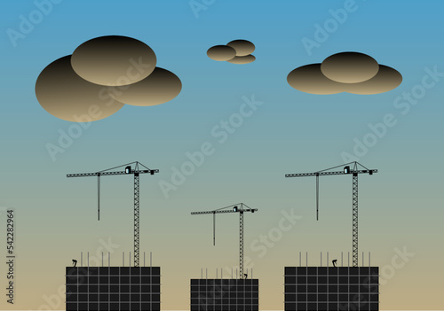 Nubarrones en el sector de la construcción. Crisis en sector inmobiliario