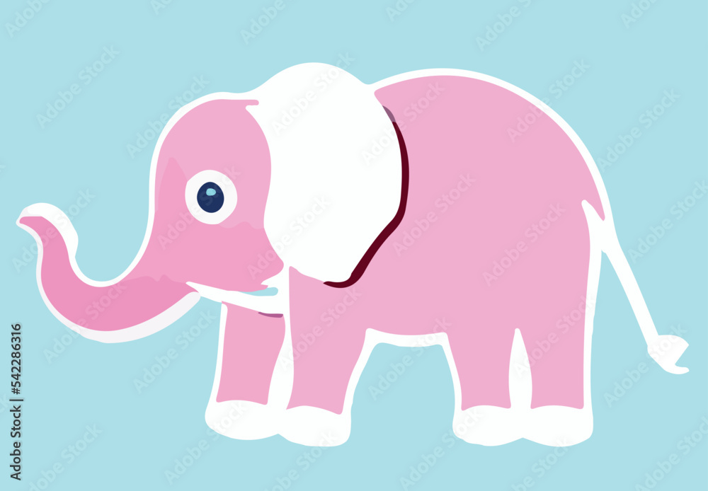 Elephant icon design template vector isolated