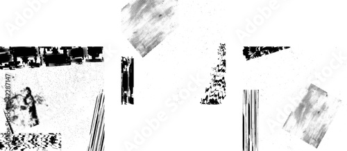 Social media covers . grunge style . Post frame stories templates.  Layout for promotion .Media banner .Vector