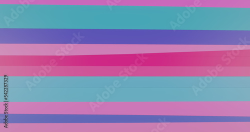 Render with flat pink and blue stripes background