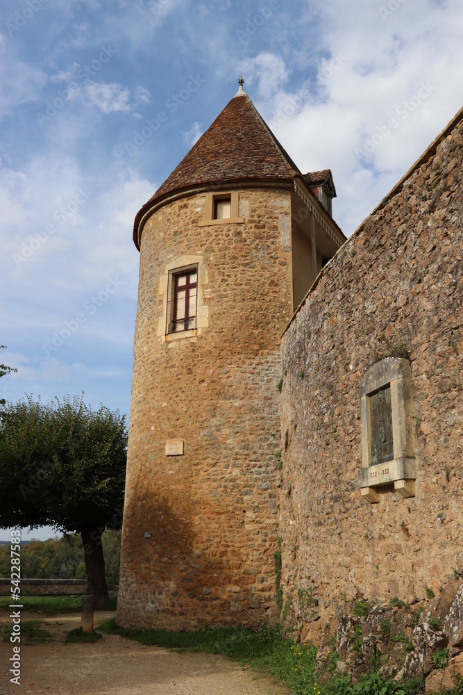 old Gaujard tower in Avallon, Burgundy 
