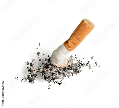 Cigarette butt Isolated photo