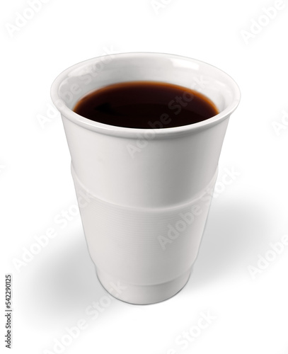 Leinwand Poster Plastic Coffee Cup