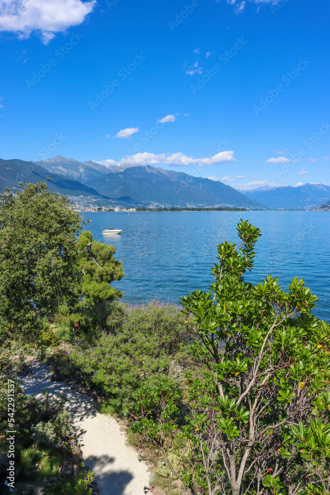 Blick auf den Langensee (Lago Maggiore)